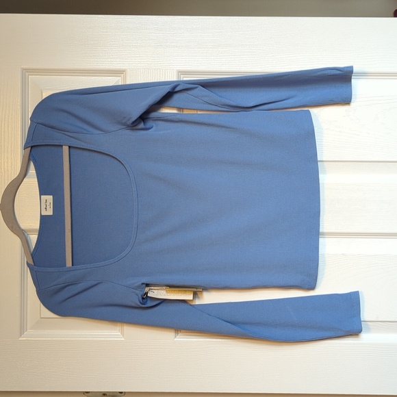 Wilfred Iconic Blue Long sleeve shirt NWT - Picture 1 of 3